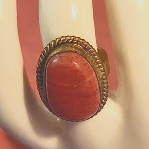 Size 8 Precious Stone Ring